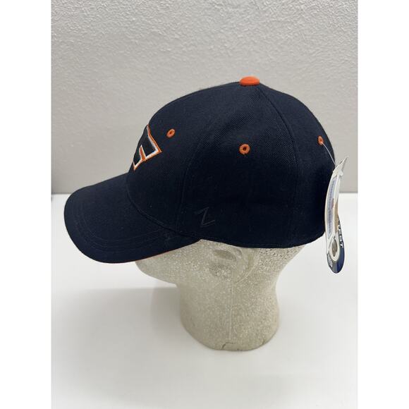 Zephyr NHL Fitted Hat Philadelphia Flyers Hockey Size 7 1/2 Black Orange NWTs - Picture 12 of 13